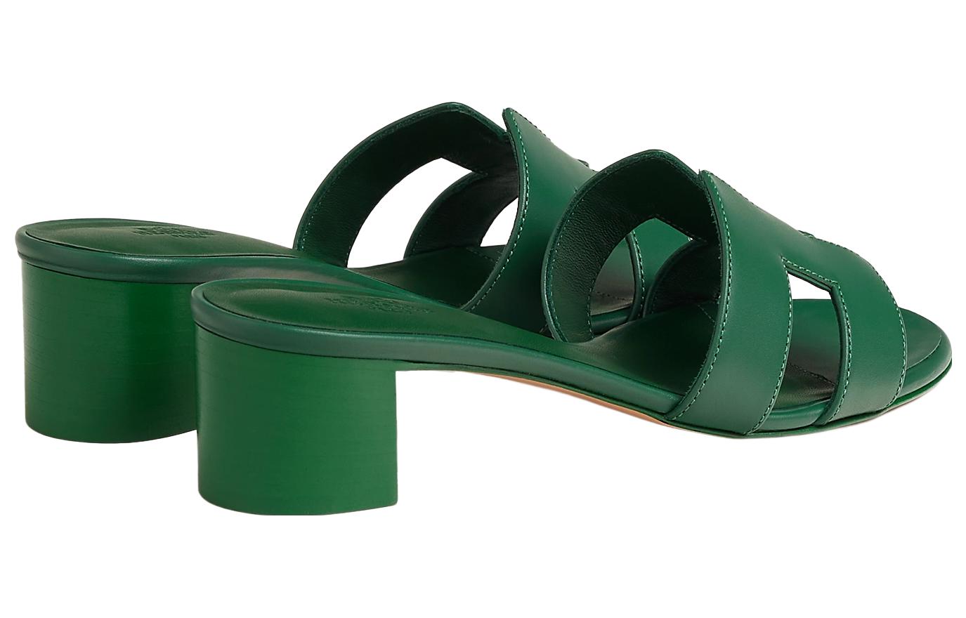 (W) HERMES Oasis Sandal 'Green' 圖 3