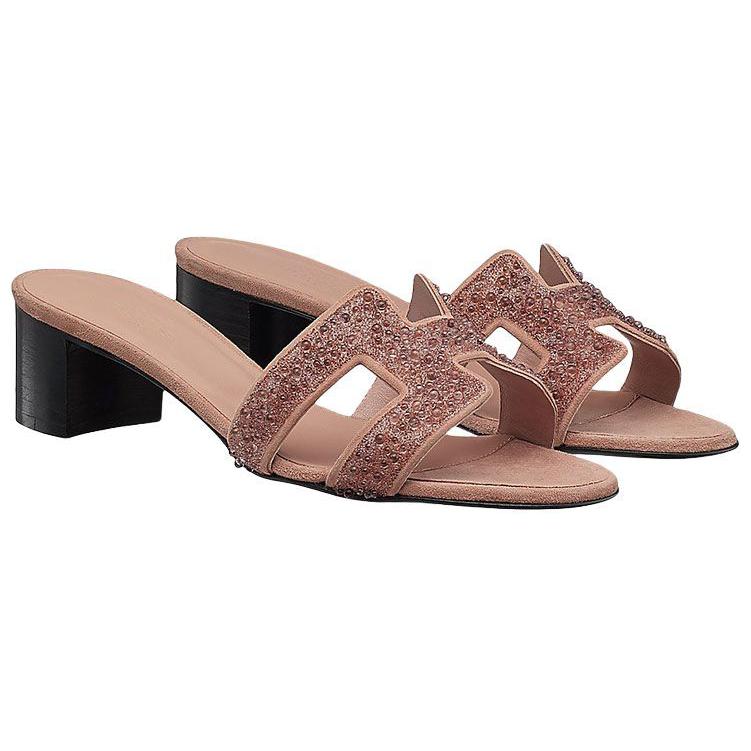 (W) HERMES Oasis Sandal 'Pink Crystal Detail' 圖 3
