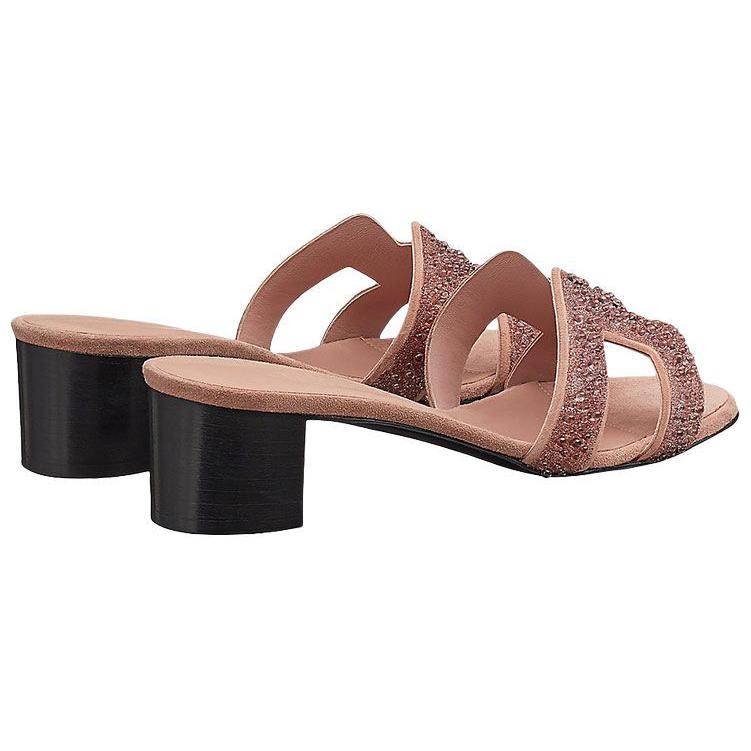 (W) HERMES Oasis Sandal 'Pink Crystal Detail' 圖 4