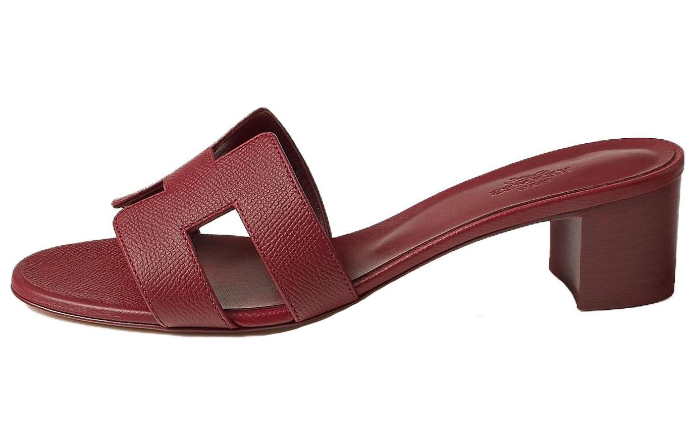 (W) HERMES Oasis Sandal 'Red'