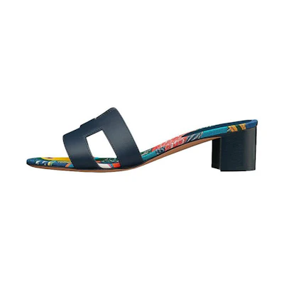 (W) HERMES Oasis Sandals 'Indigo'