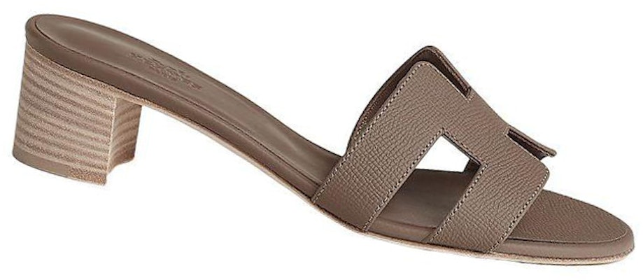 (W) 爱马仕 Oasis 拖鞋 '象灰' H151215Z-X4 Lookbook (W) 爱马仕 Oasis 拖鞋 '象灰' H151215Z-X4