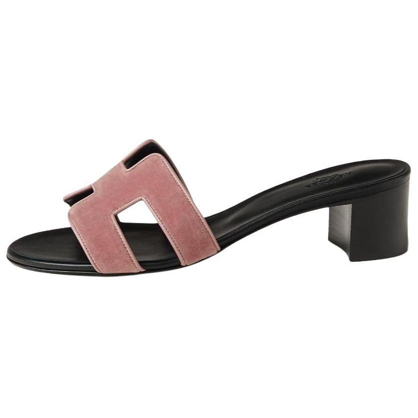 Buy (Women) HERMES Oasis Slides 'Pink Comfort' H232162Z-D4