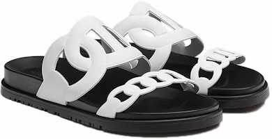 Lookbook (W) HERMES Sandal Terbuka 'Hitam dan Putih' H221146Z-90