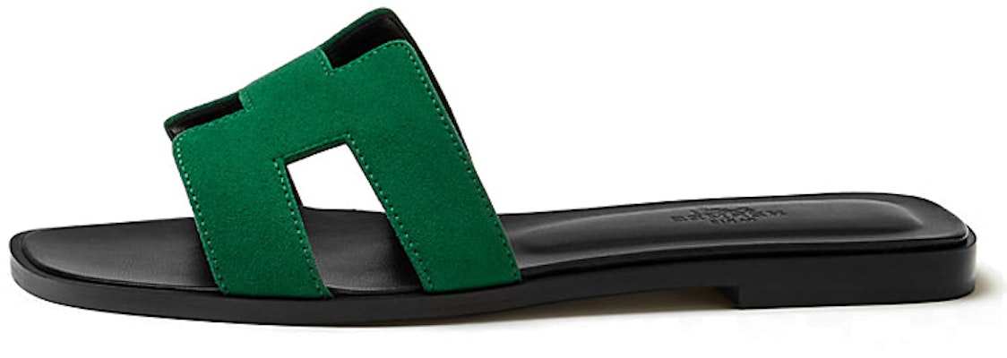 (Women) HERMES Oran 'Black Green' H222288Z-I0 Buy (Women) HERMES Oran 'Black Green' H222288Z-I0