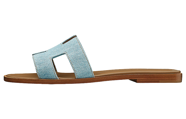 (W) HERMES Oran 'Denim Blue'