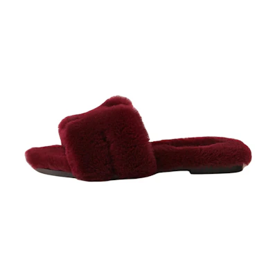 (W) HERMES Oran 'Wine Red'