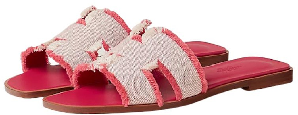 (W) HERMES Oran Canvas 'Merah Jambu' H231095Z-C5 Lookbook (W) HERMES Oran Canvas 'Merah Jambu' H231095Z-C5