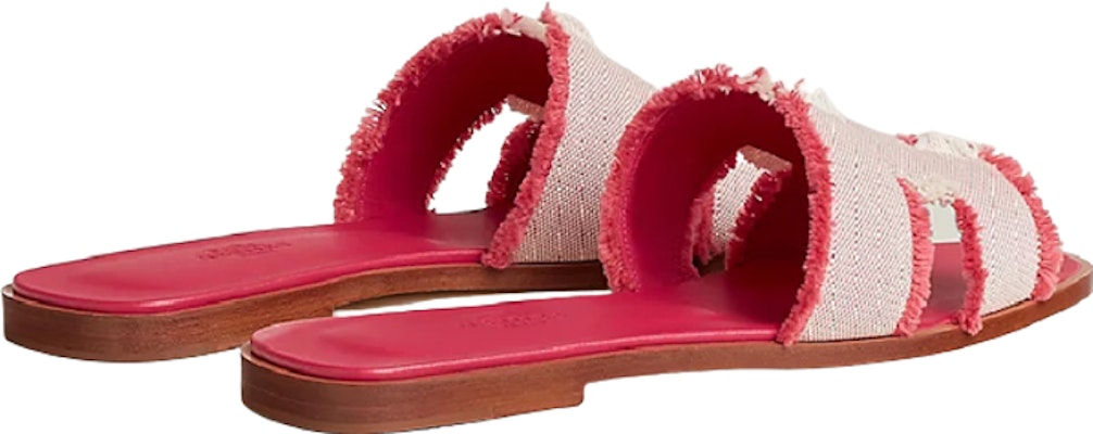 (W) HERMES Oran Canvas 'Merah Jambu' H231095Z-C5 Purchase (W) HERMES Oran Canvas 'Merah Jambu' H231095Z-C5