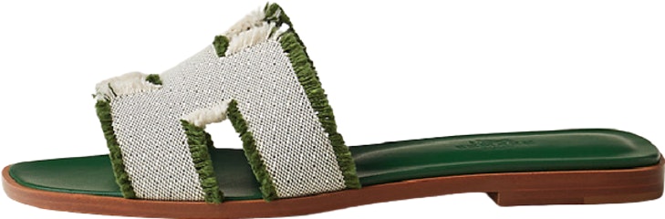 women-hermes-oran-canvas-flat-sandal-green-fashion-h231095-z-v1