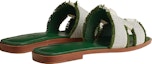 Purchase (W) HERMÈS Sandalia Plana Oran Canvas 'Moda Verde' H231095Z-V1