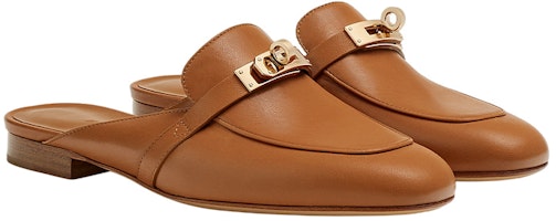 (W) エルメス Oran フラット サンダル (ブラウン) H221081Z-A3 Order (W) エルメス Oran フラット サンダル (ブラウン) H221081Z-A3