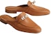 (W) Sandal HERMES Oran Flat 'Coklat' H221081Z-A3