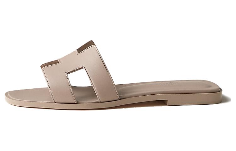(Women) HERMES Oran Sandal 'Beige' H202230Z-B3