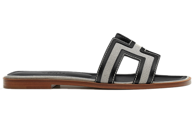 Order (W) 에르메스 오란 샌들 "블랙" H221106Z-01