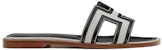 (W) Sandal Hermes Oran 'Hitam' H221106Z-01