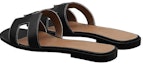 Shop (W) Sandal HERMES Oran 'Hitam Coklat' H021056Z-01