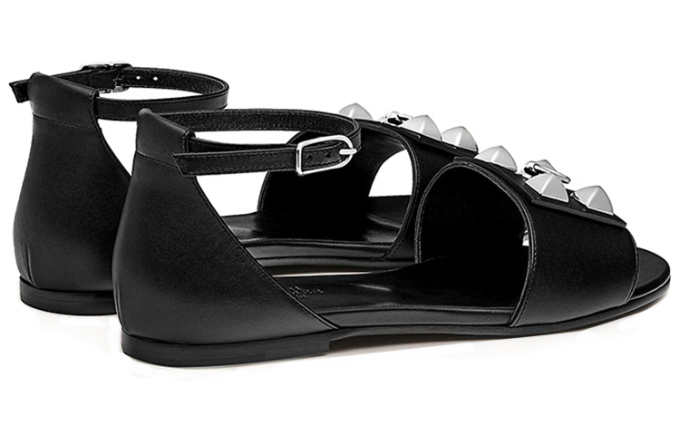 (W) HERMES Oran Sandal 'Black Palladium' 圖 3