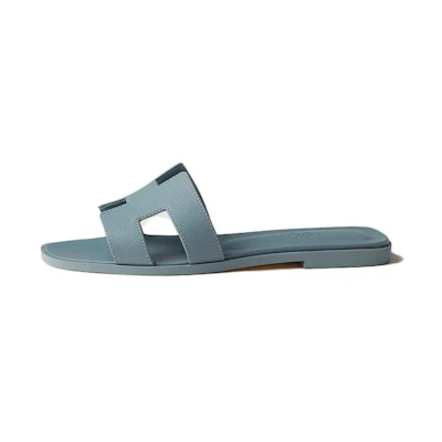 (W) HERMES Oran Sandal 'Blue'