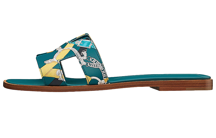 (Women) HERMES Oran Sandal 'Blue' H211171Z-74