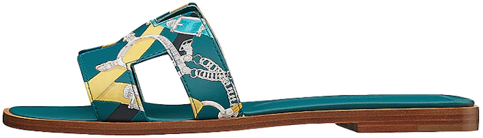 (Women) HERMES Oran Sandal 'Blue' H211171Z-74 (Women) HERMES Oran Sandal 'Blue' H211171Z-74