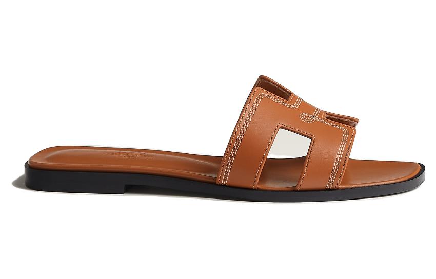 (W) HERMES Oran Sandal 'Brown' 圖 2