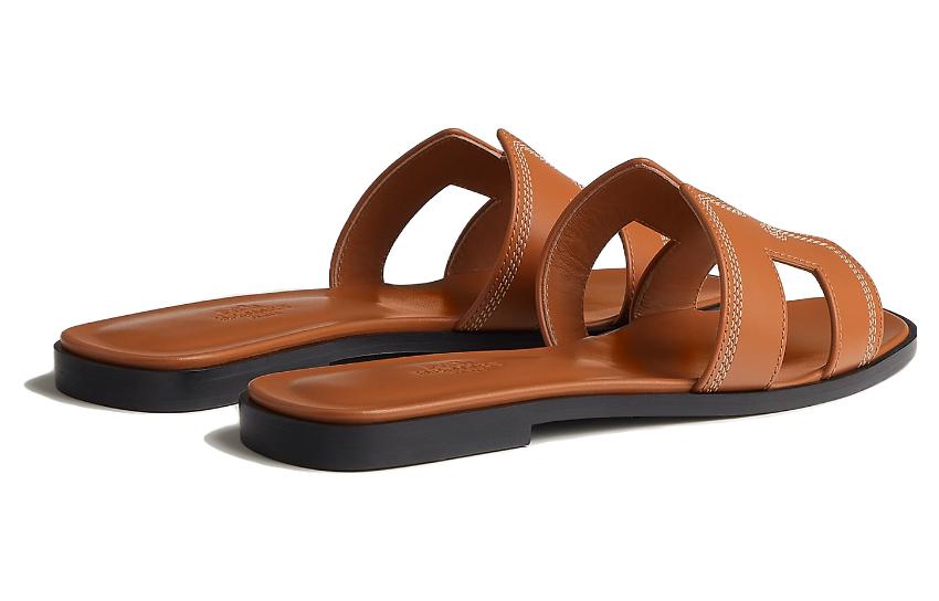 (W) HERMES Oran Sandal 'Brown' 圖 4