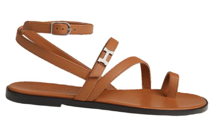 (W) HERMES Oran Sandal 'Brown Buckle' 圖 2