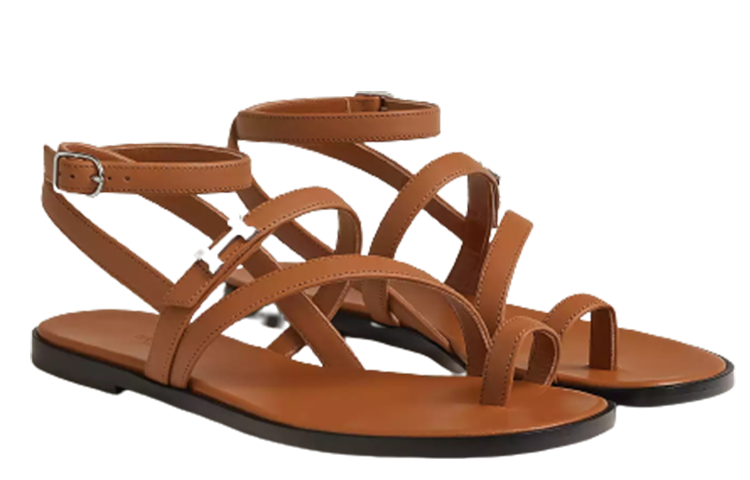 (W) HERMES Oran Sandal 'Brown Buckle' 圖 3
