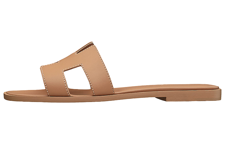 (W) HERMES Oran Sandal 'Coffee'