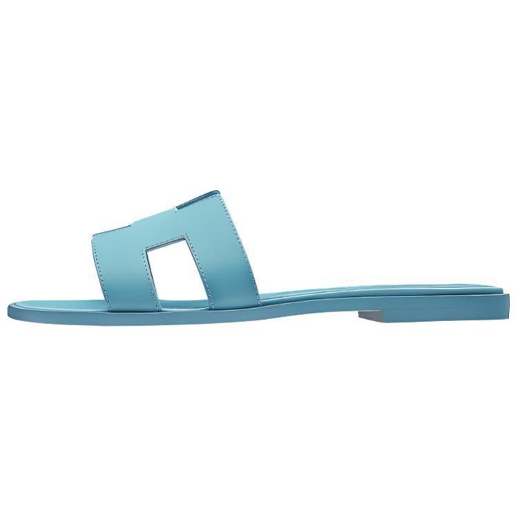 (Women) HERMES Oran Sandal 'Dorset Blue' H141145Z-3K