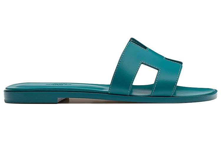 (W) HERMES Oran Sandal 'Emerald Green' 圖 2
