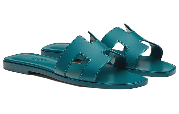 (W) HERMES Oran Sandal 'Emerald Green' 圖 3