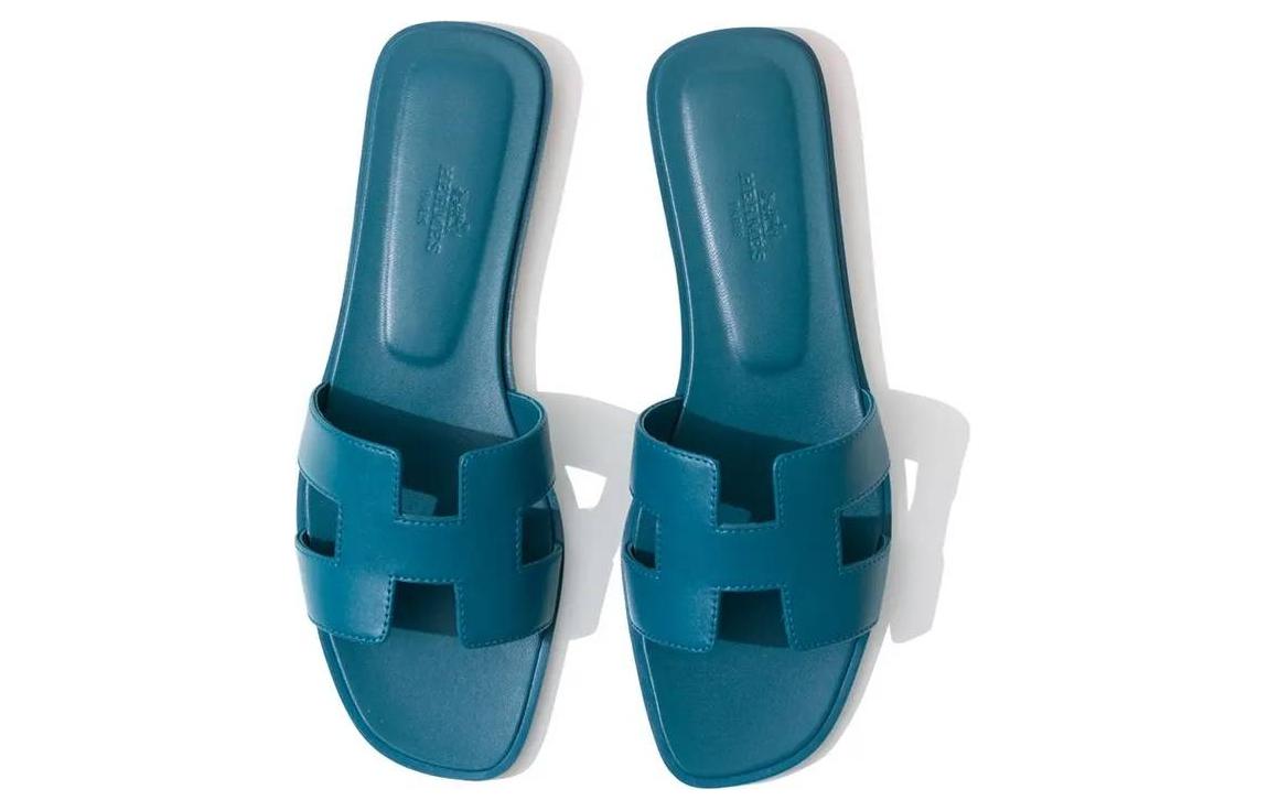 (W) HERMES Oran Sandal 'Emerald Green' 圖 4