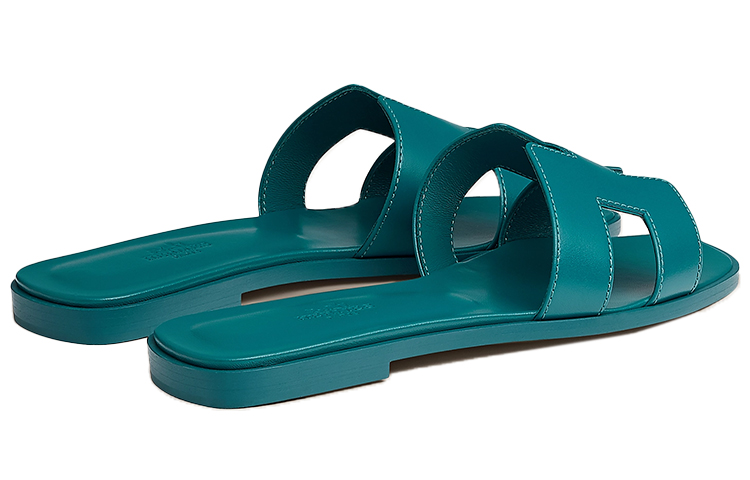 (W) HERMES Oran Sandal 'Emerald Green' 圖 5