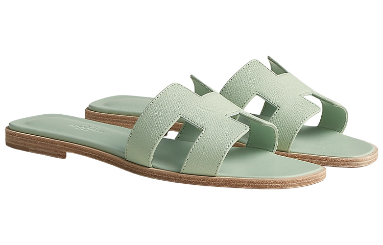 Lookbook (W) 爱马仕 Oran 凉鞋 '绿色' H202272Z-6C