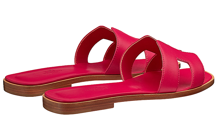 Shop (W) Sandales HERMÈS Oran ''Rose Givré''. H202230Z-3L
