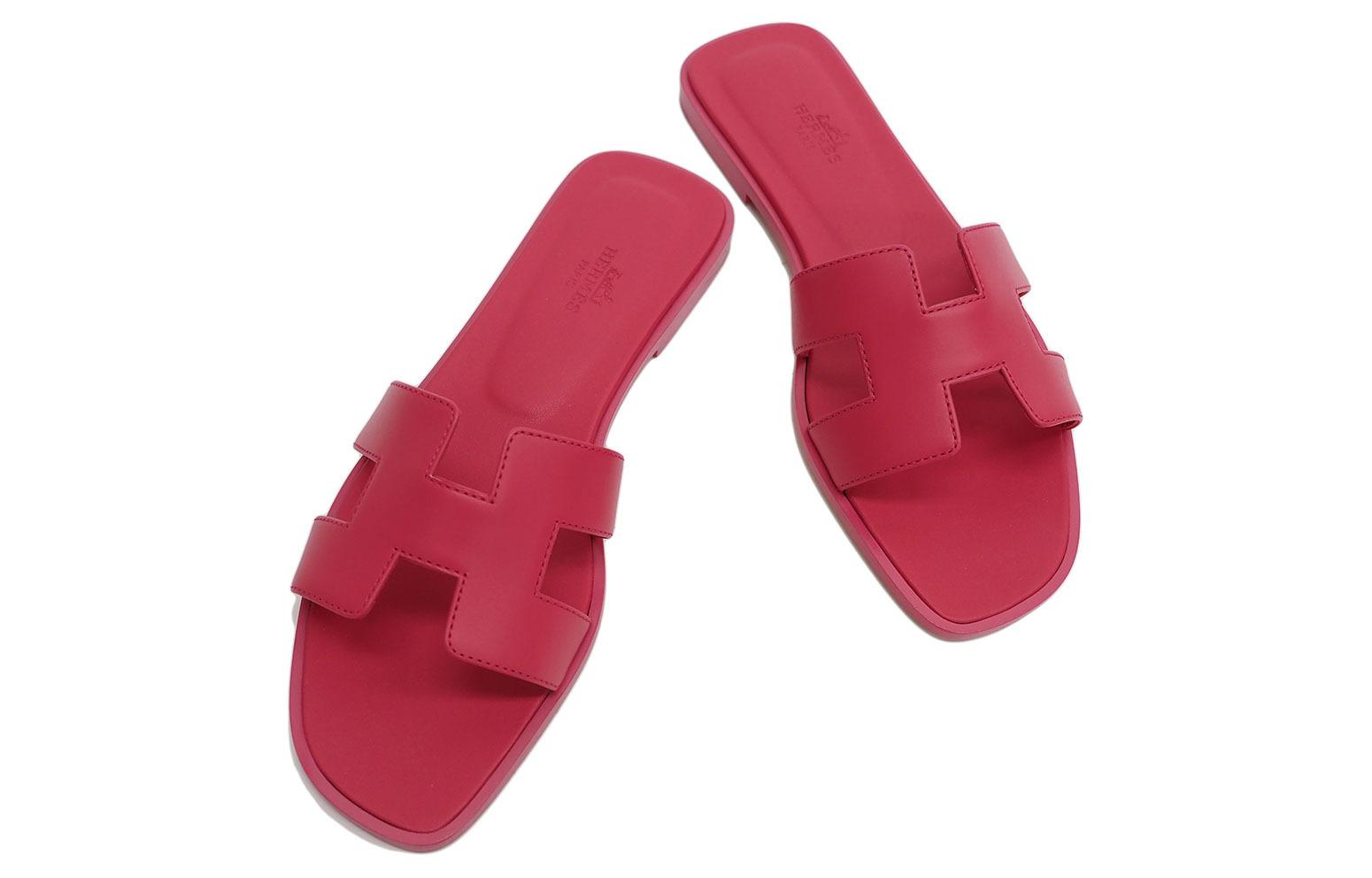 Purchase (W) Sandales HERMÈS Oran ''Rose Givré''. H202230Z-3L