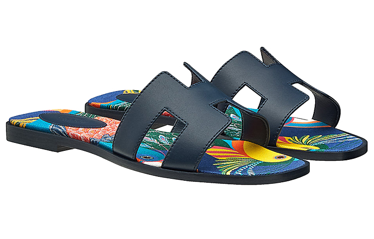(W) HERMES Oran Sandal 'Indigo' 圖 3