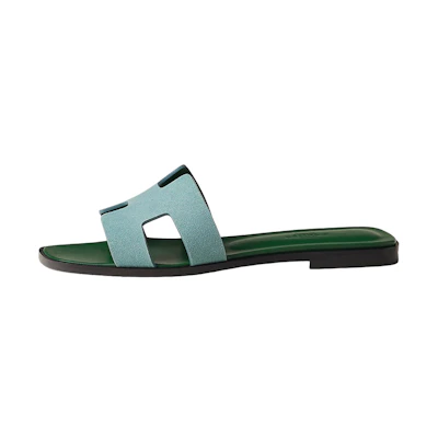 (W) HERMES Oran Sandal 'Light Blue'