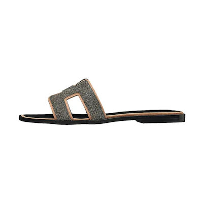 (W) HERMES Oran Sandal 'Liu Jin Black'