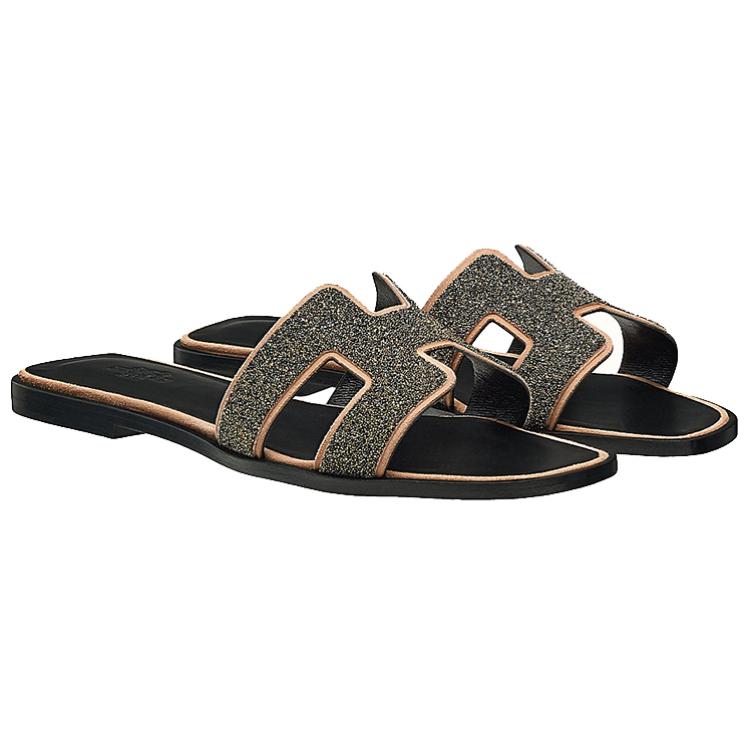 (W) HERMES Oran Sandal 'Liu Jin Black' 圖 3