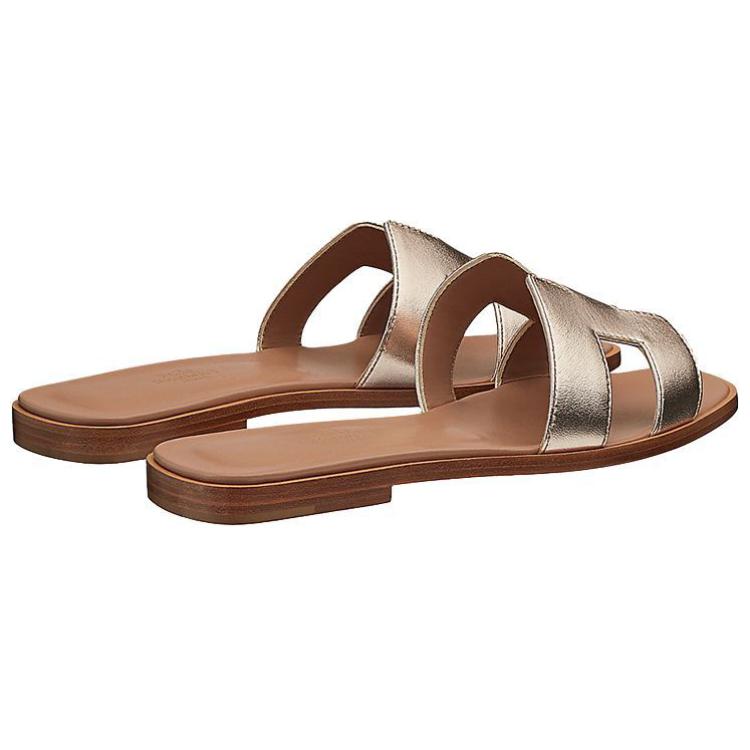 Shop (W) HERMÈS Oran Sandal ''Liu Jin Roze'' H202231Z-RD