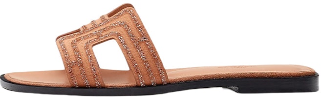 (Women) HERMES Oran Sandal 'Nude' H212010Z-3E (Women) HERMES Oran Sandal 'Nude' H212010Z-3E
