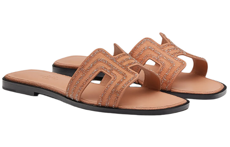 Lookbook Hermes 愛馬仕 Oran 拖鞋 女款 裸色