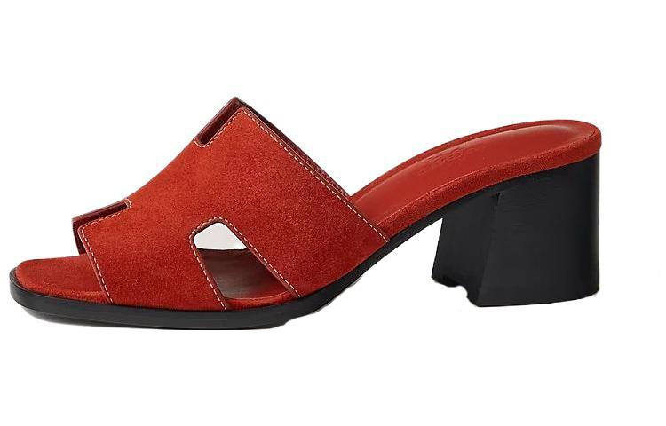 Buy (W) エルメス オラン サンダル "プリンオレンジ" H232088Z-2K