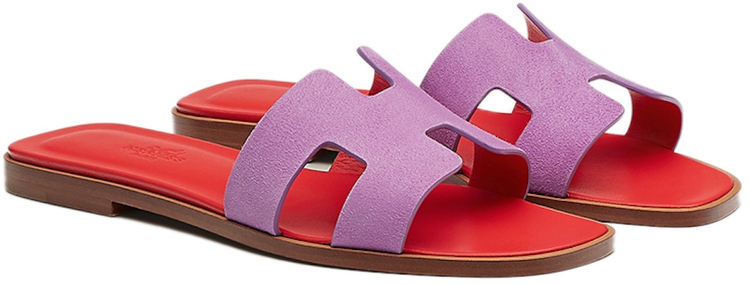 (W) エルメス Oran サンダル パープル H221208Z-5C Lookbook (W) エルメス Oran サンダル パープル H221208Z-5C