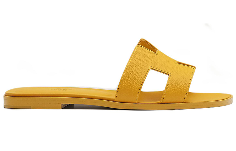 (W) HERMES Oran Sandal 'Pebble Yellow' 圖 2