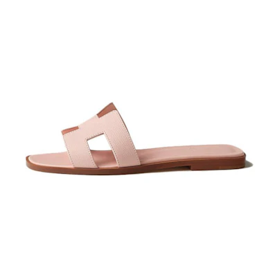 (W) HERMES Oran Sandal 'Pink'