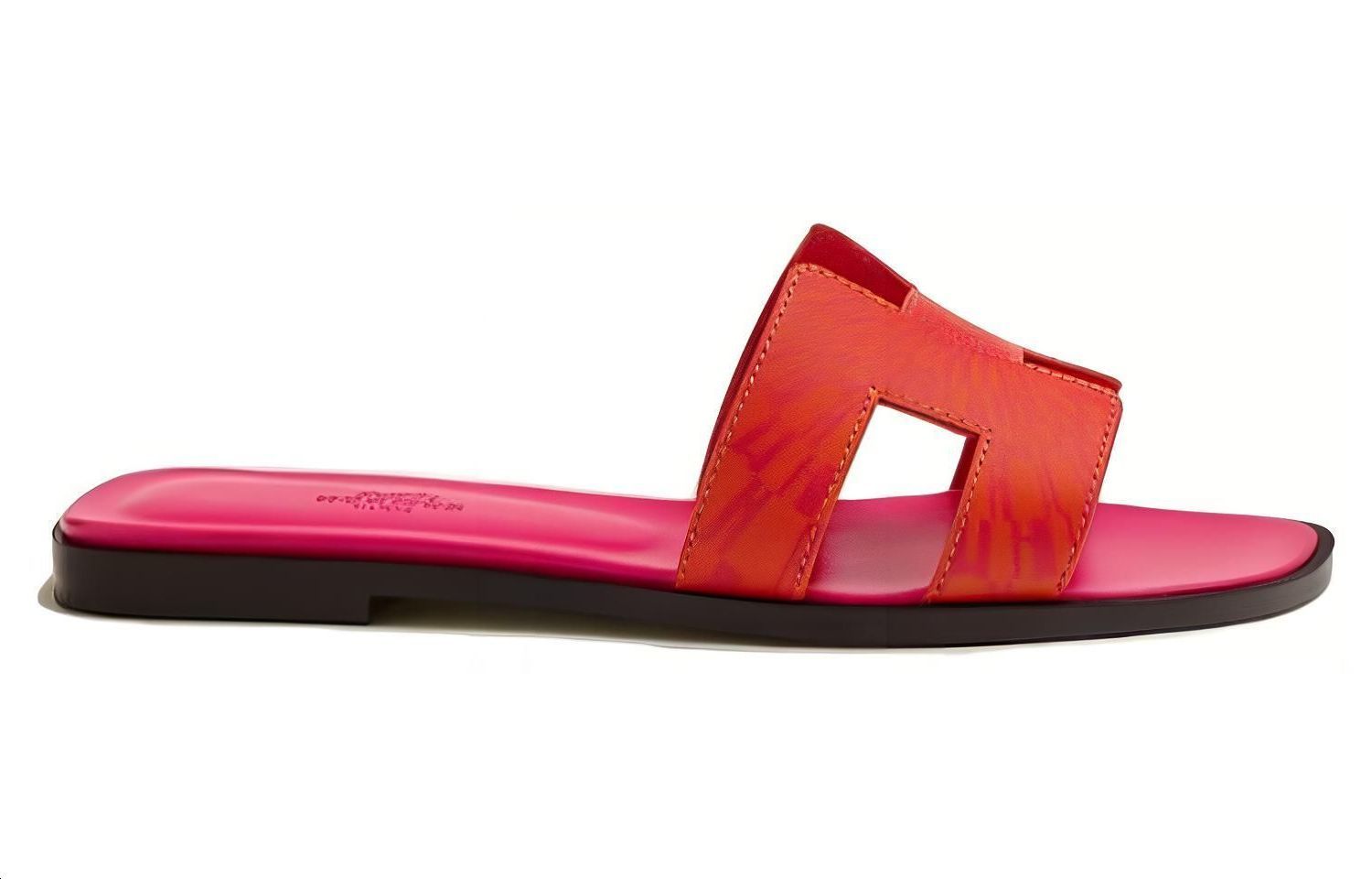 (W) HERMES Oran Sandal 'Pink Orange' 圖 2